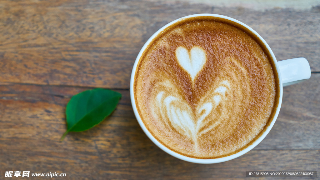 咖啡拉花咖啡图片