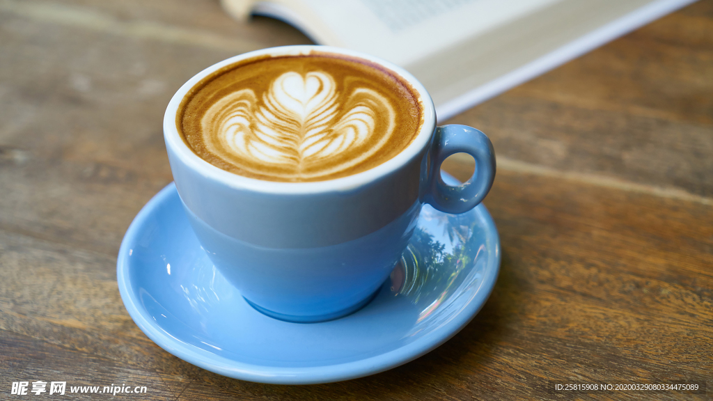咖啡拉花咖啡图片
