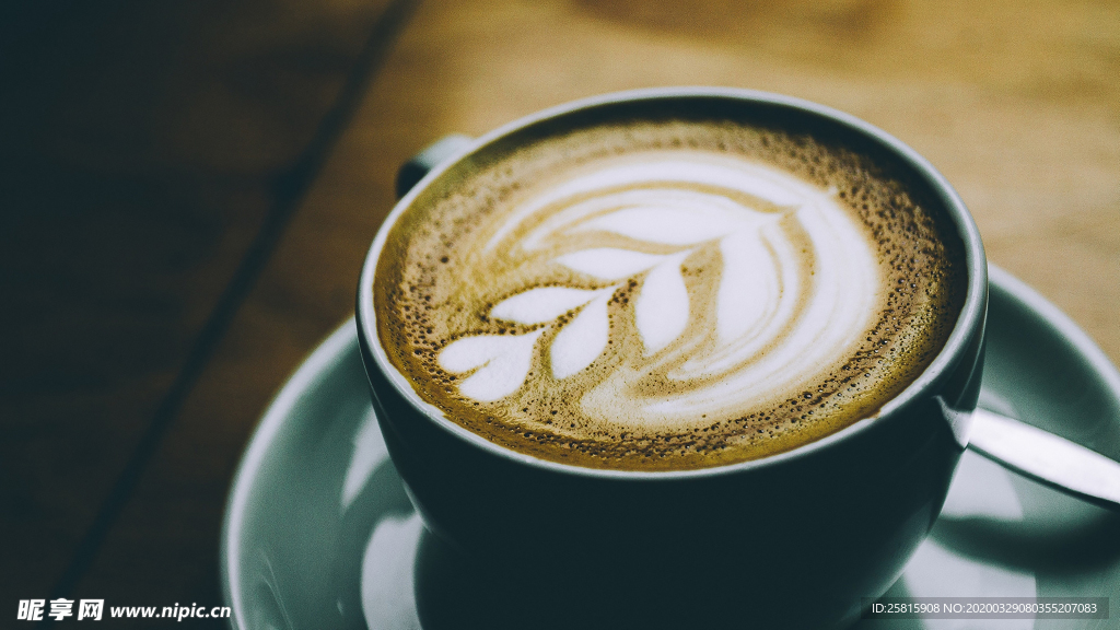 咖啡拉花咖啡图片