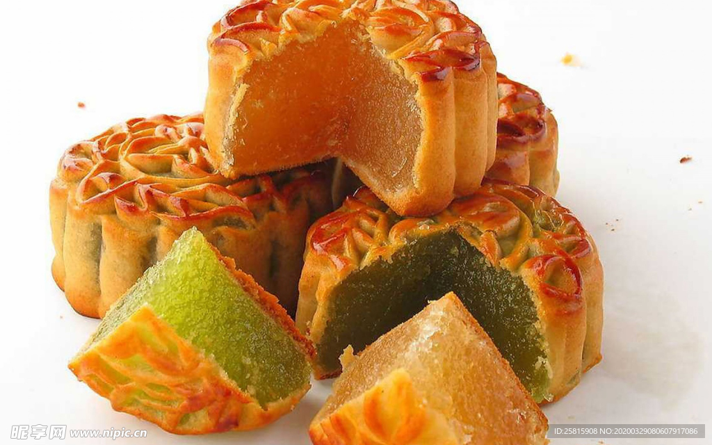 月饼中秋礼盒点心图片