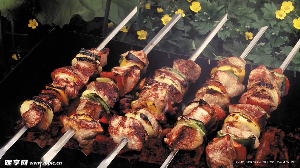 烤肉撸串烤串图片