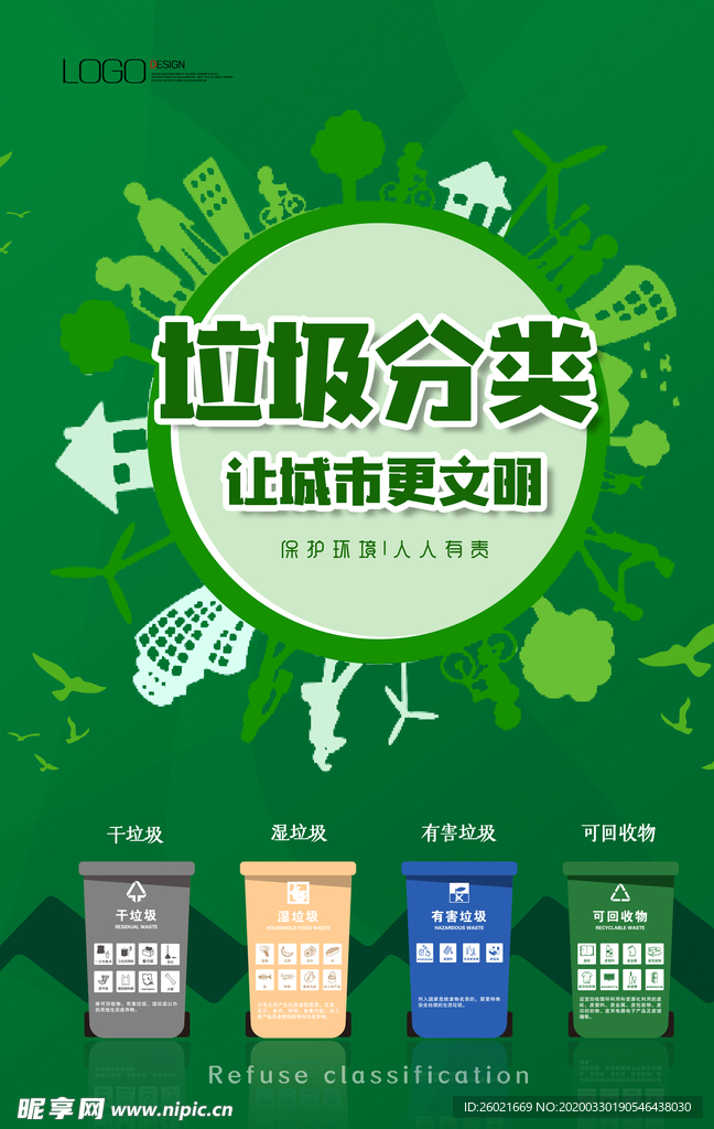 垃圾分类海报