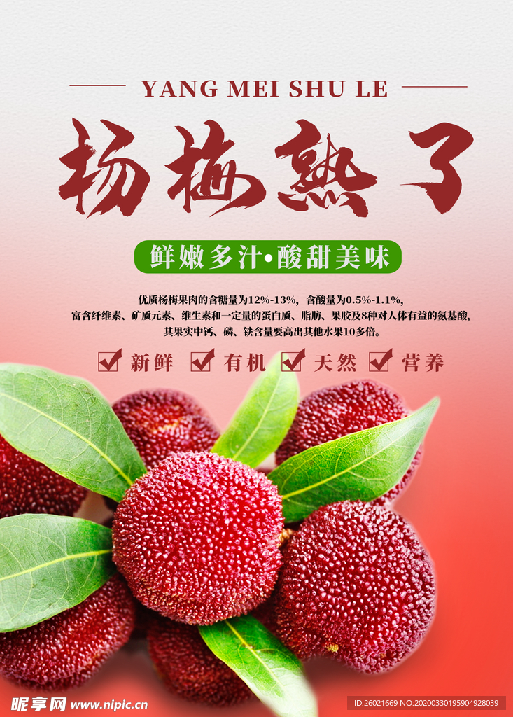 杨梅熟了海报