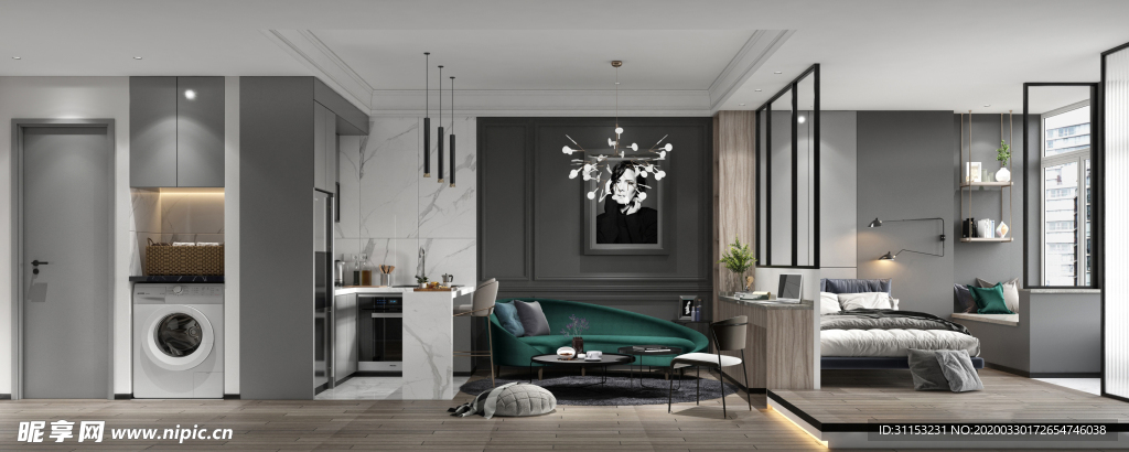 厨房 客厅 卧室