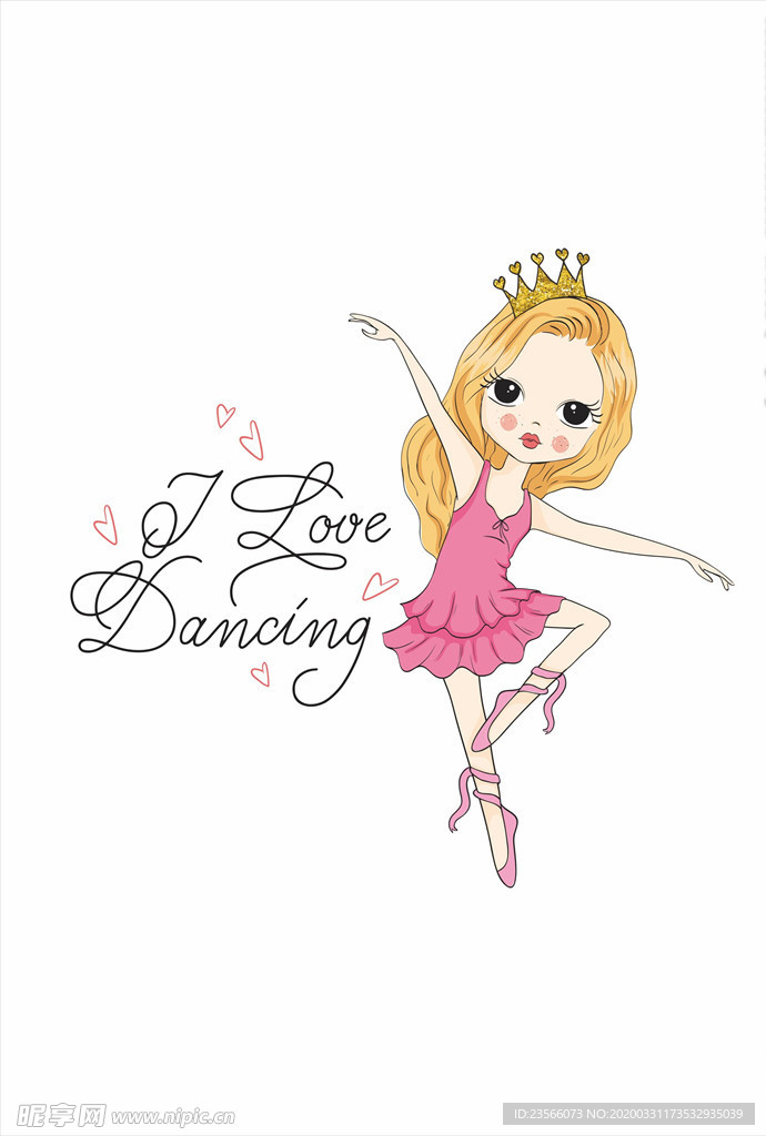 小清新涂鸦卡通插画