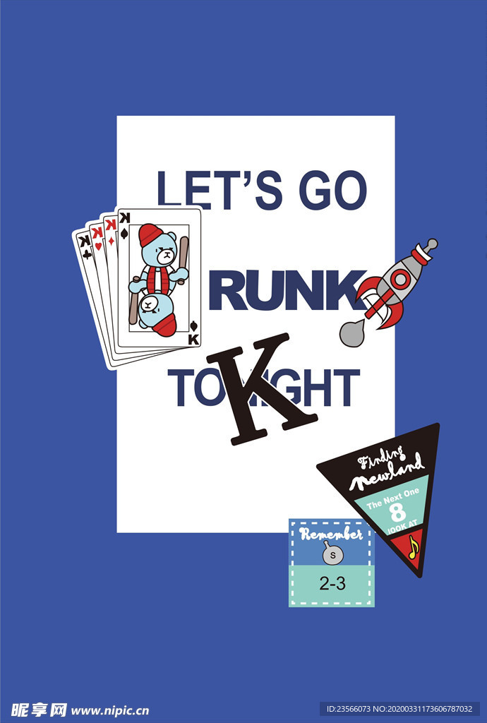 小清新涂鸦卡通插画