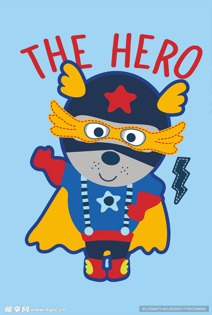 小清新涂鸦卡通插画