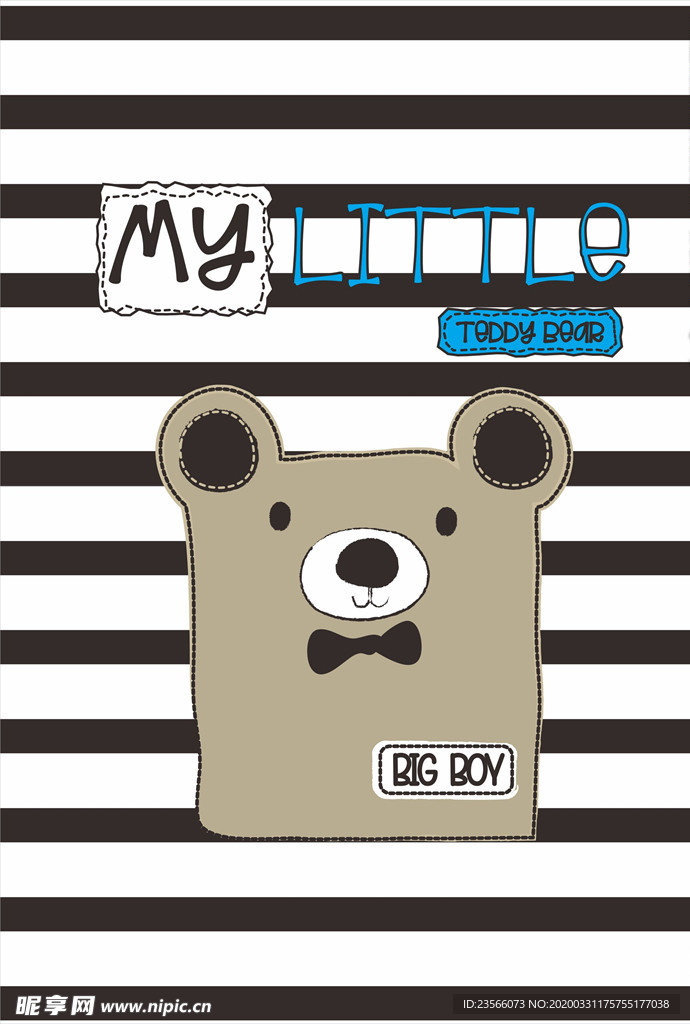 小清新涂鸦卡通插画