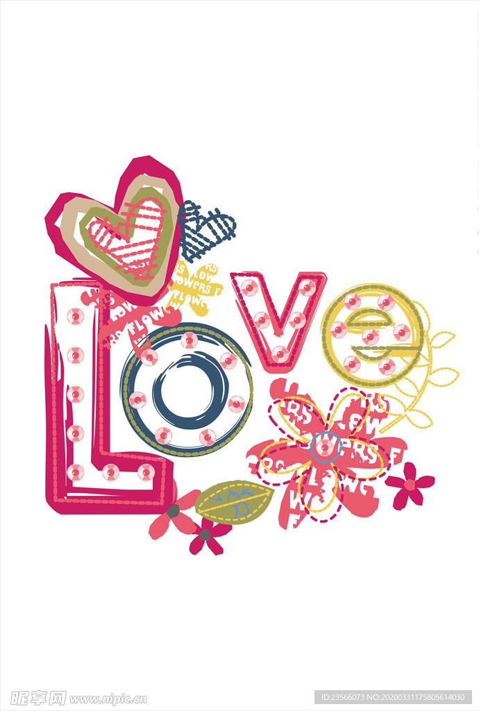 小清新涂鸦卡通插画