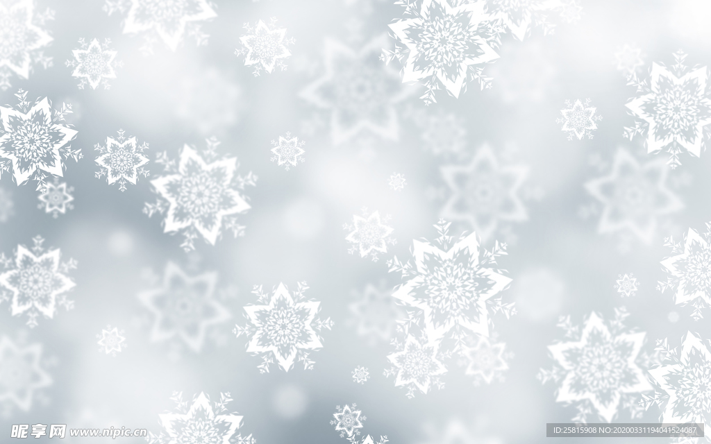 雪花冰花冰霜窗花图片