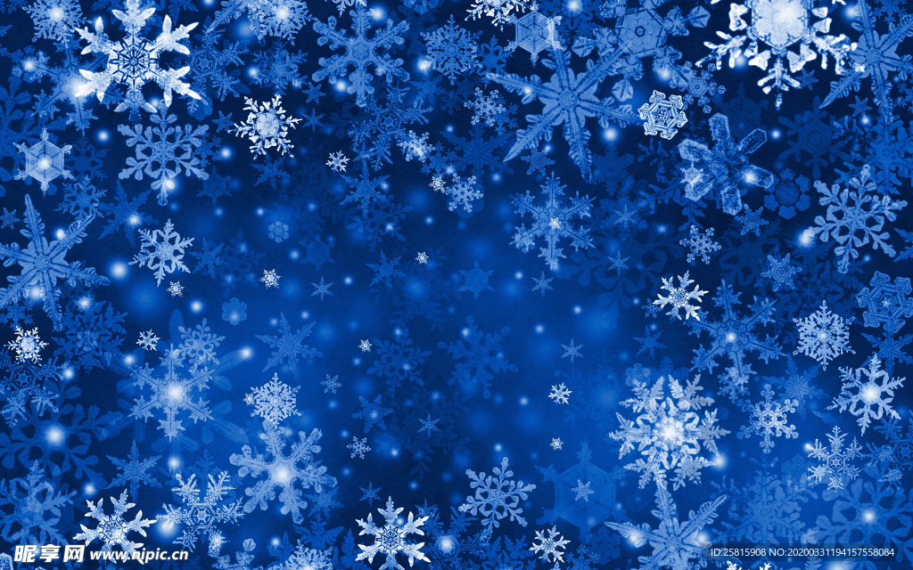 雪花冰花冰霜窗花图片