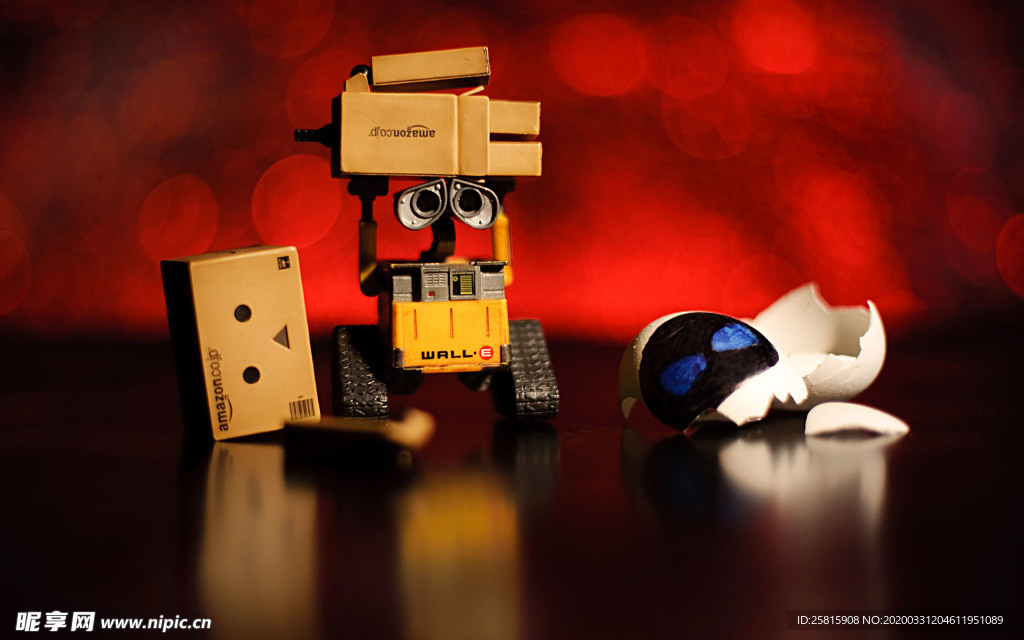 纸盒人盒子人萌宠图片