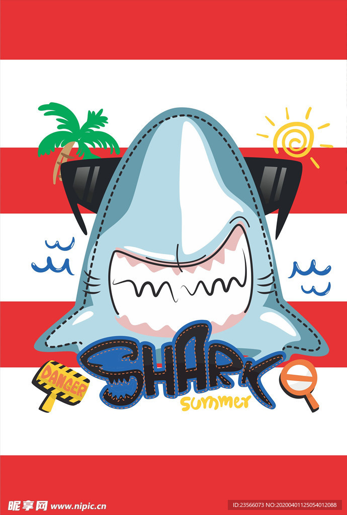 小清新涂鸦卡通插画