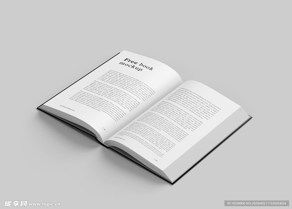 书籍画册样机效果图图片