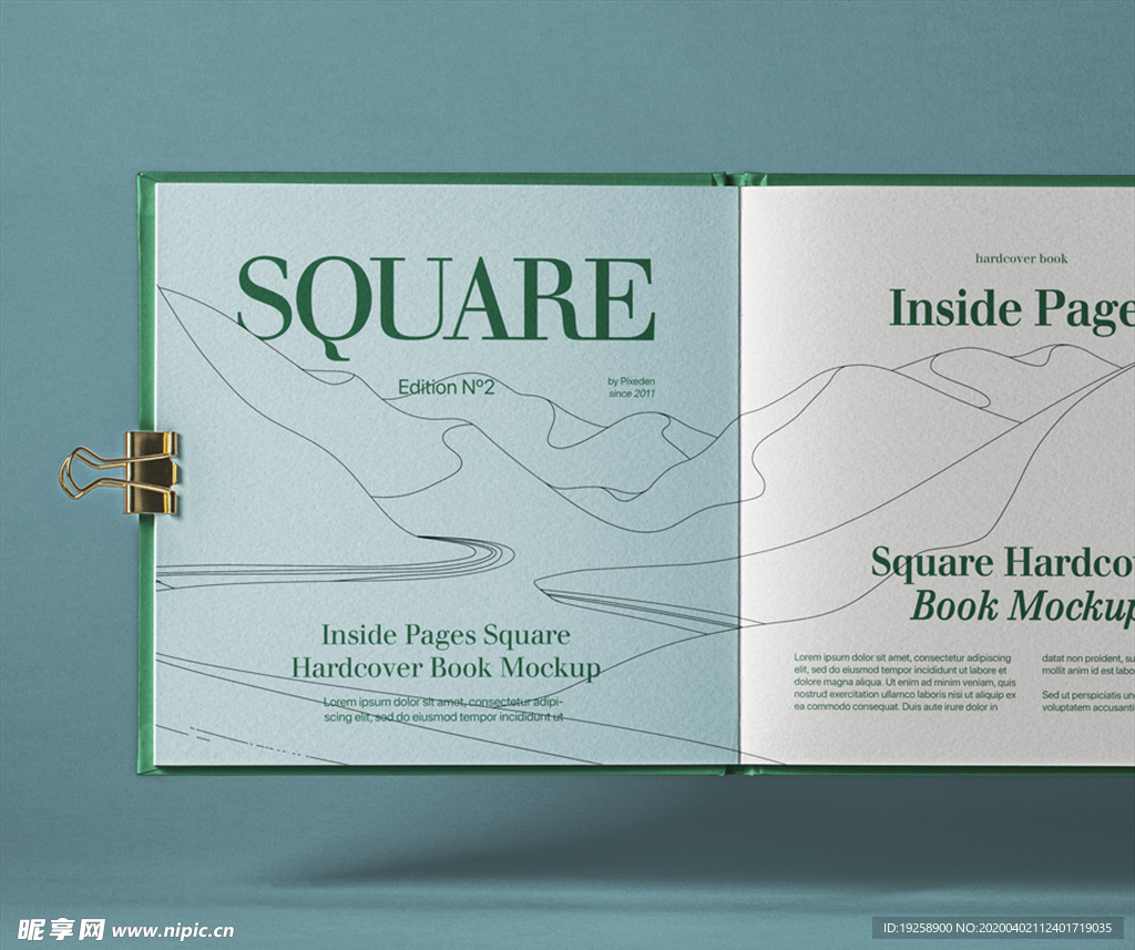 硬皮 封面 书籍 画册 效果图