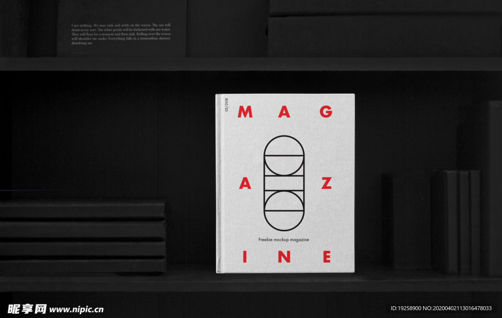 书籍画册样机效果图图片