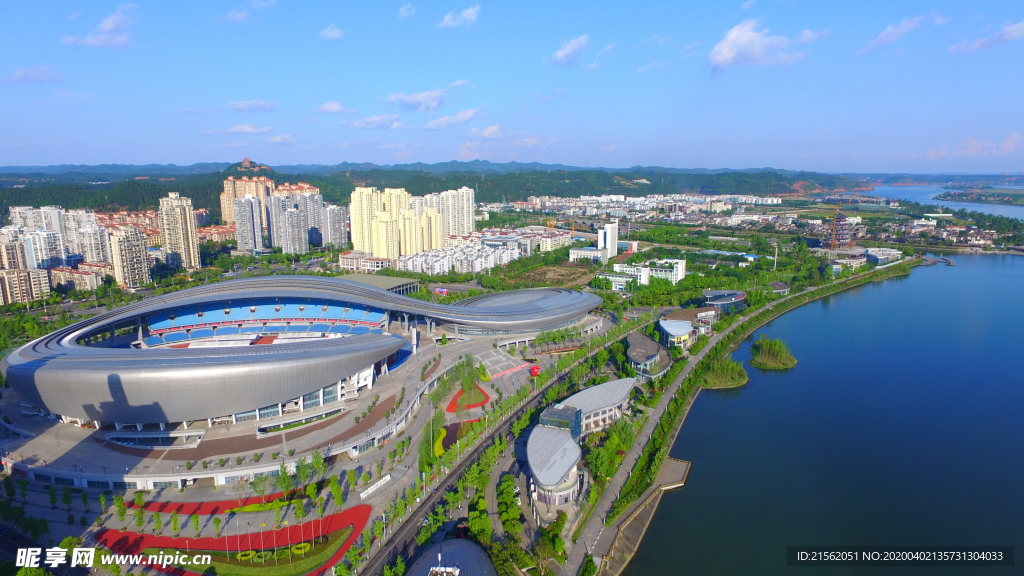 遂宁风光鸟瞰图