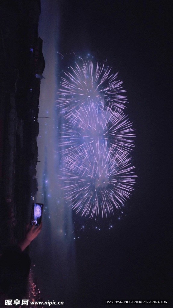 夜空烟花手机高清壁纸