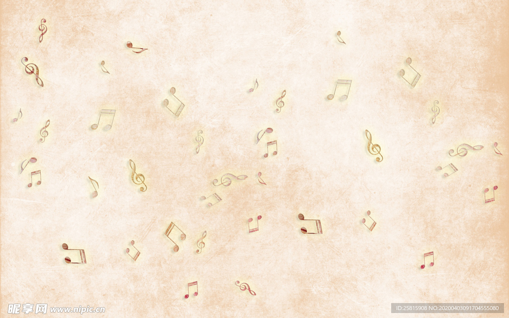 音乐背景音符素材图片