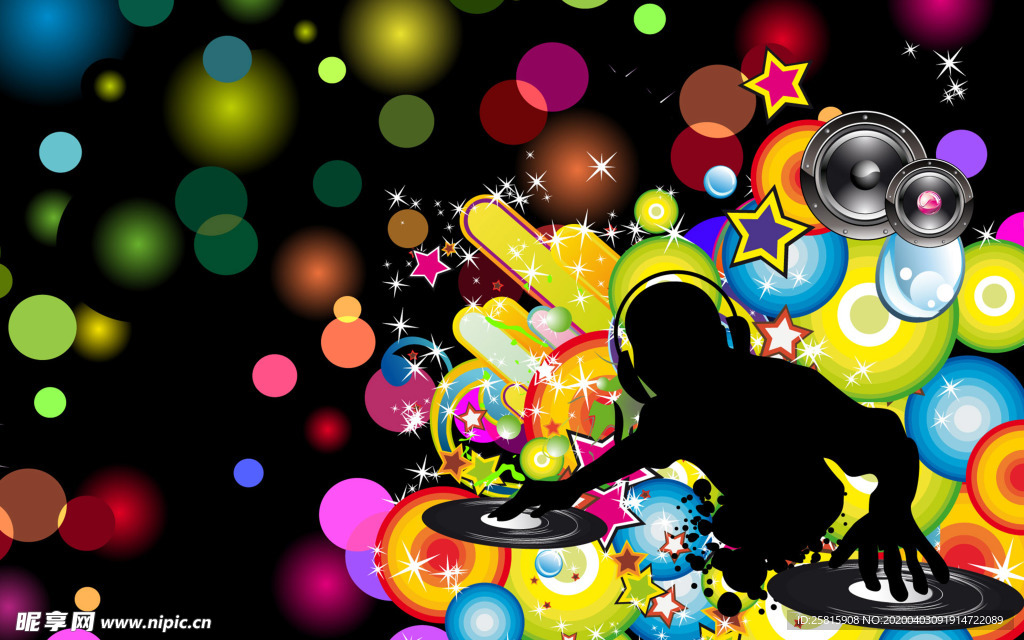 音乐背景音符素材图片