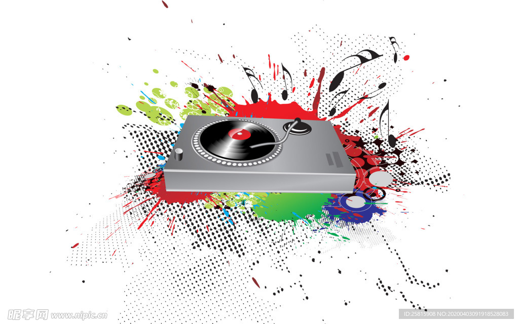 音乐背景音符素材图片