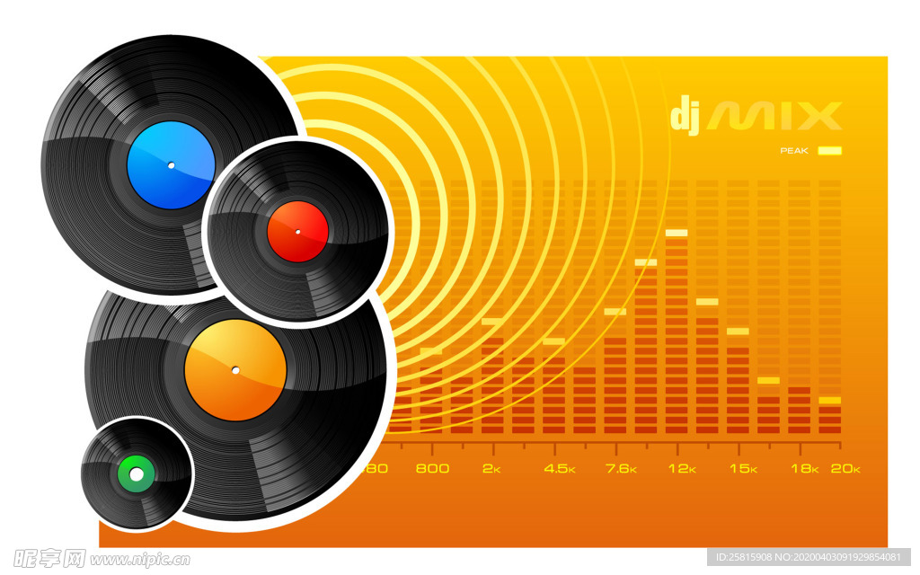 音乐背景音符素材图片