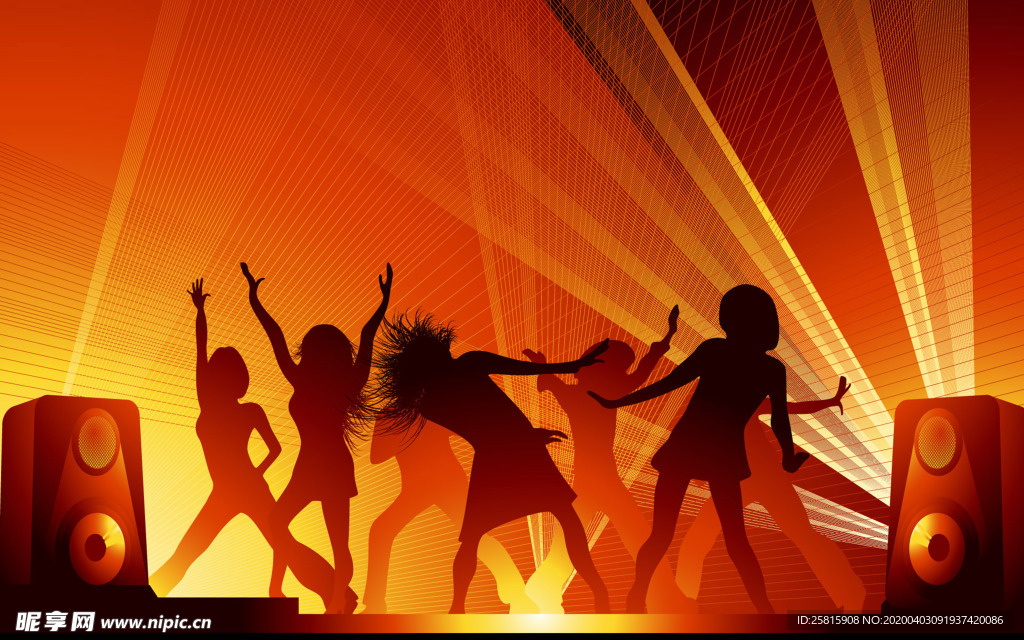 音乐背景音符素材图片