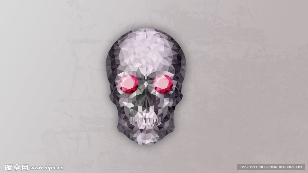 骷髅骷髅头恐怖图片