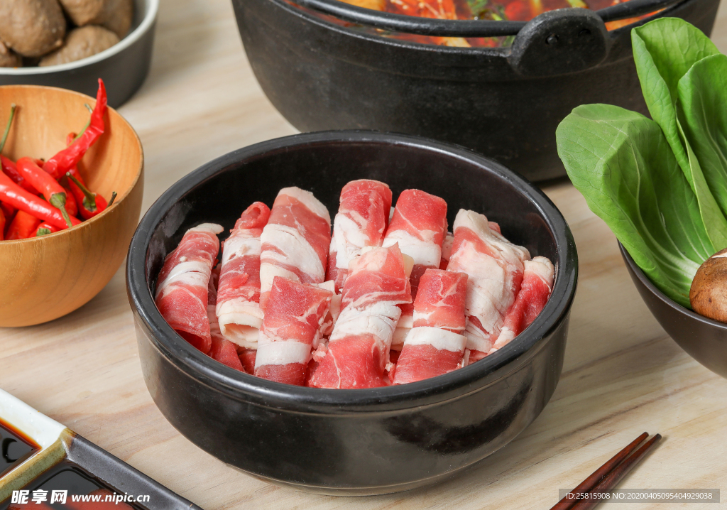 牛肉卷羊肉卷图片