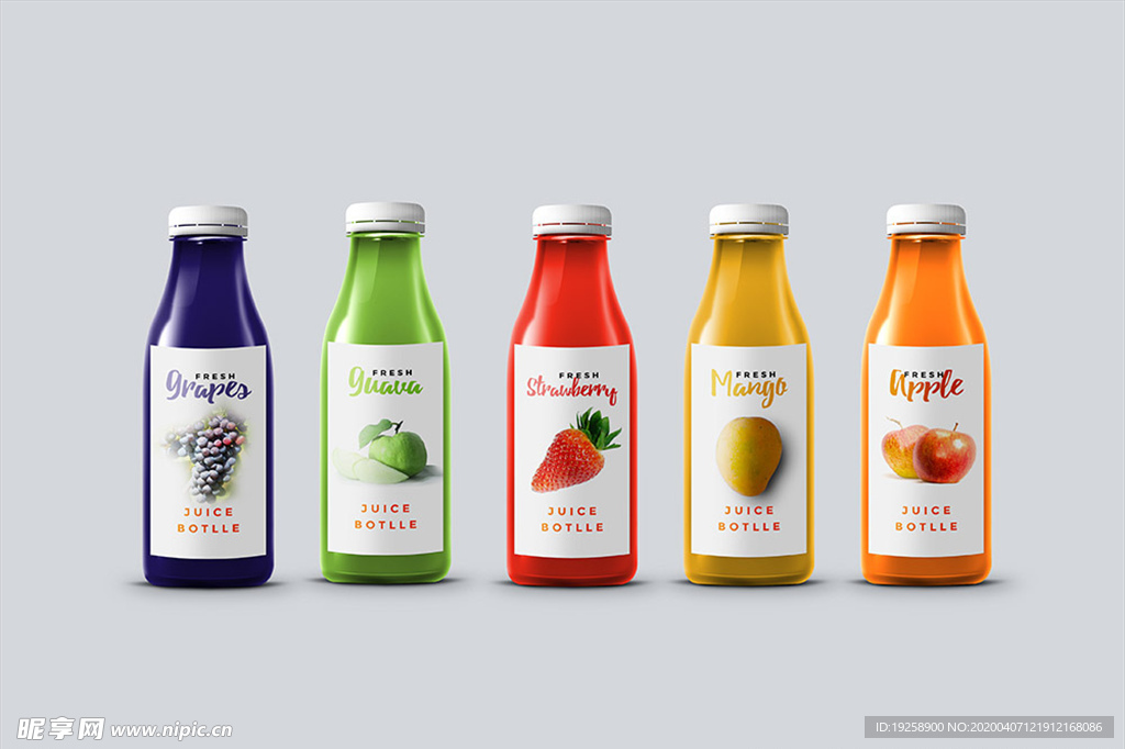 饮品果汁酒瓶包装瓶样机