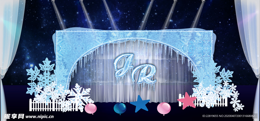 蓝色婚礼 蓝金色婚礼 深蓝色婚