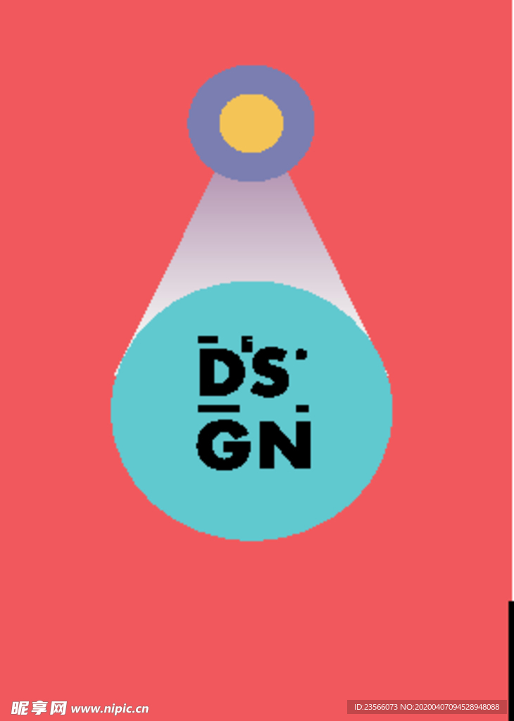 几何拼接创意海报图案