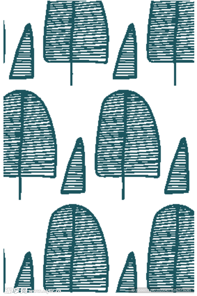 简约线条装饰图案