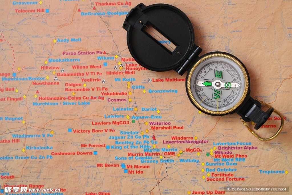 指南针罗盘磁针图片