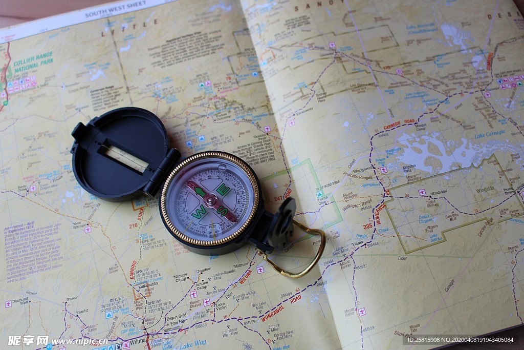 指南针罗盘磁针图片