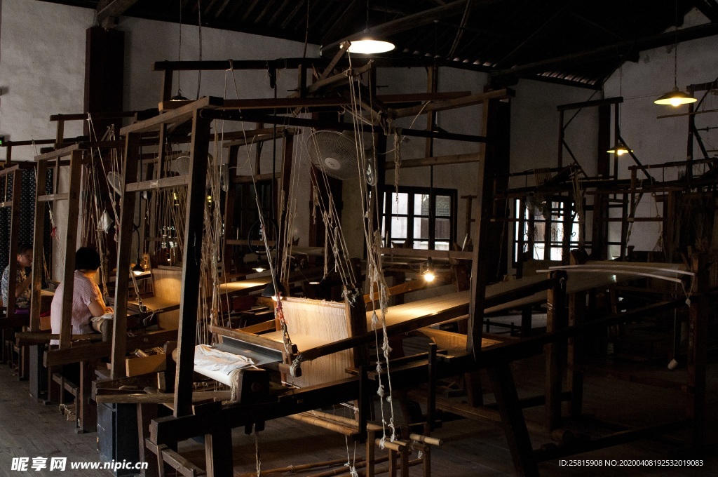 江南水乡运河园林图片