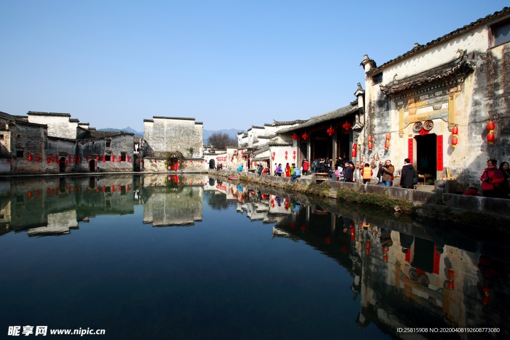 江南水乡运河园林图片