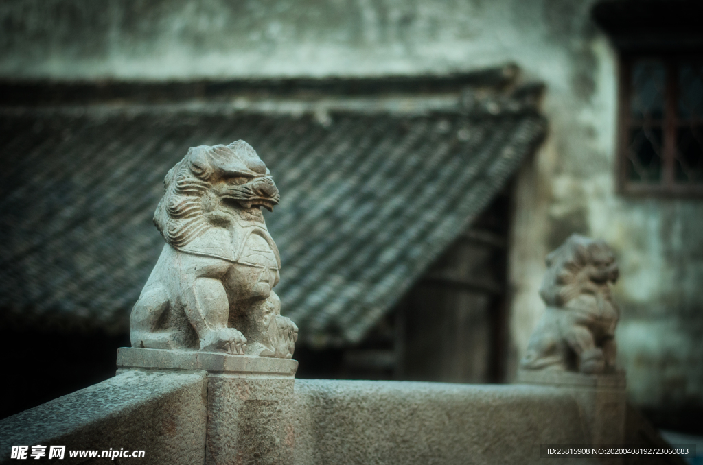 江南水乡运河园林图片