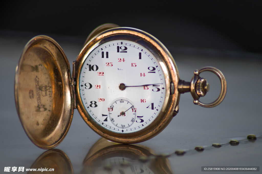 怀表链表钟表图片