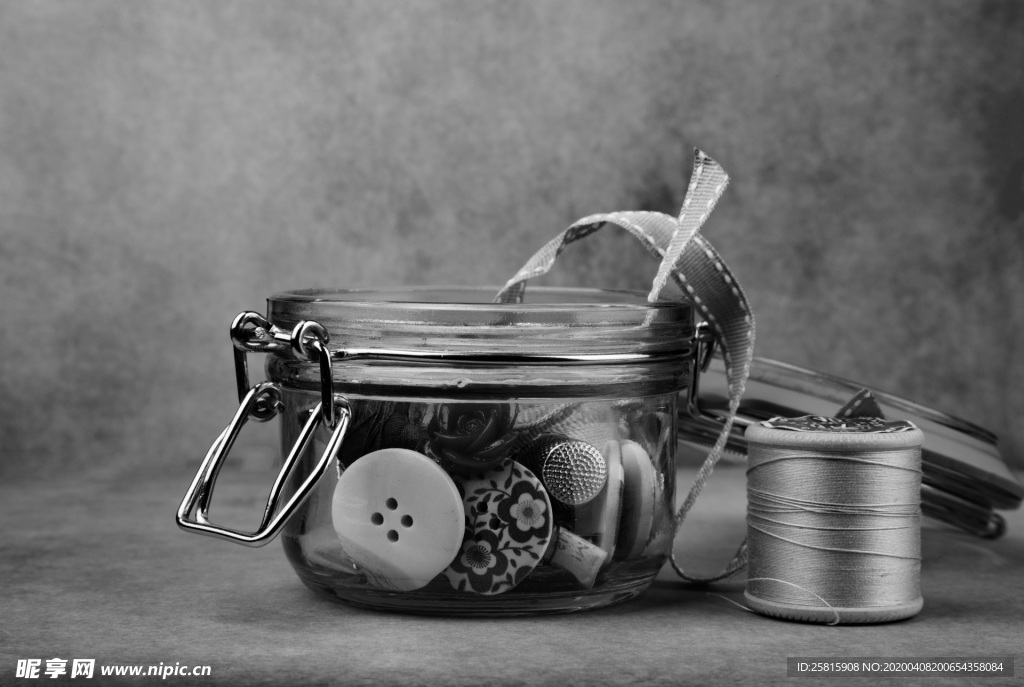 纽扣衣扣锁扣针线图片