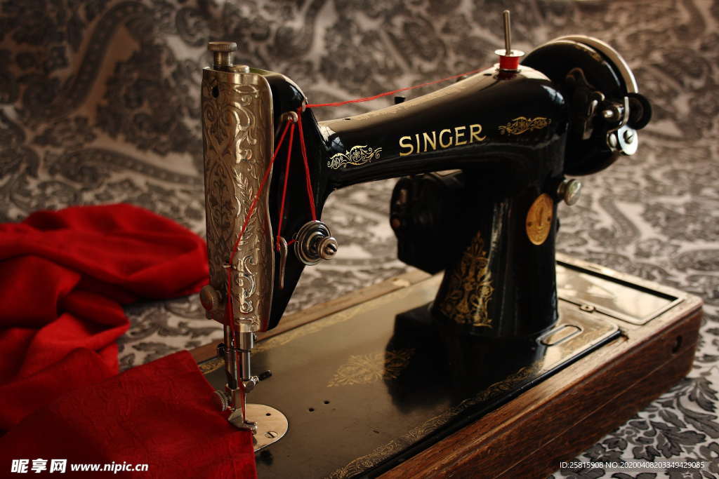 缝纫机机头机针机座图片