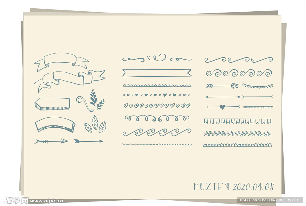 30款入复古边框设计