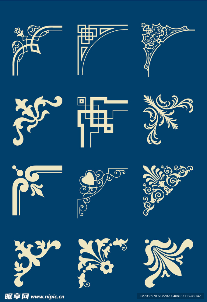 中国风边角装饰