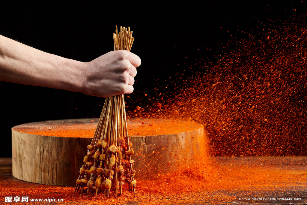 烤肉撸串烤串烧烤图片