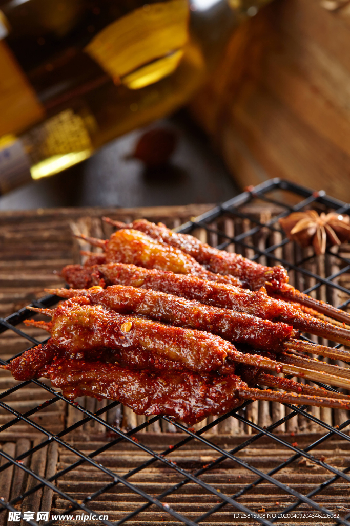 烤肉撸串烤串烧烤图片