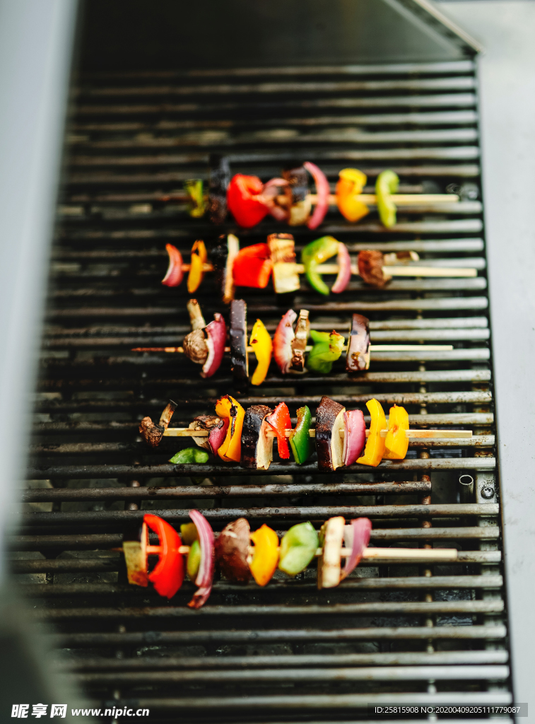 烤肉撸串烤串烧烤图片