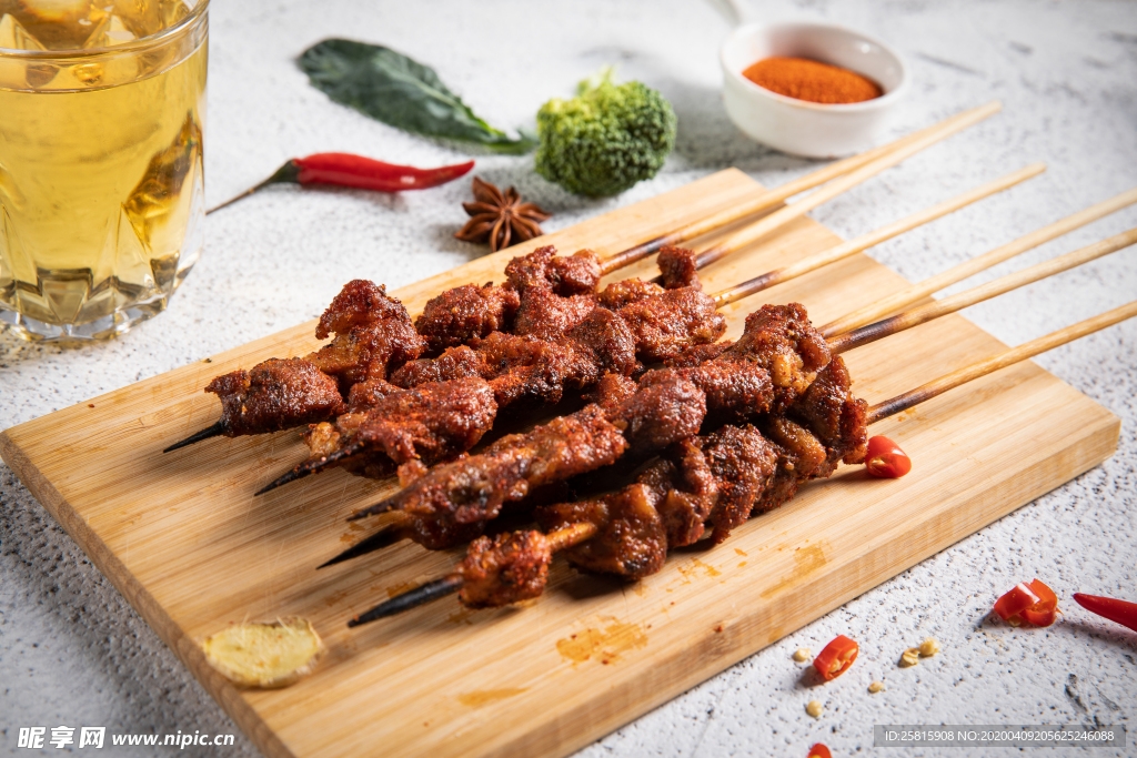 烤肉撸串烤串烧烤图片