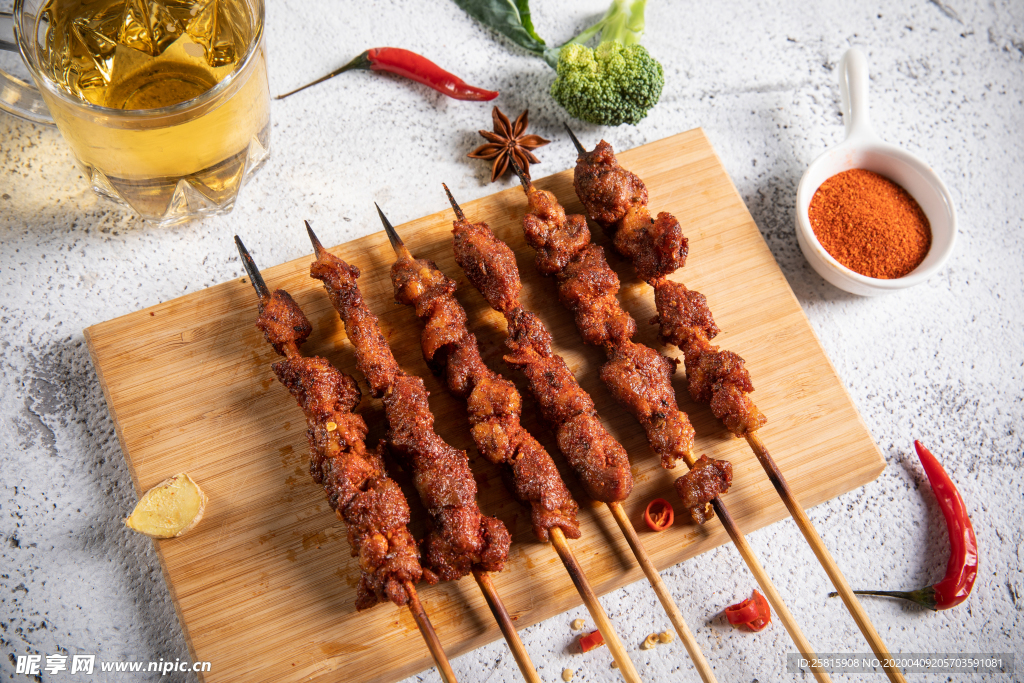 烤肉撸串烤串烧烤图片