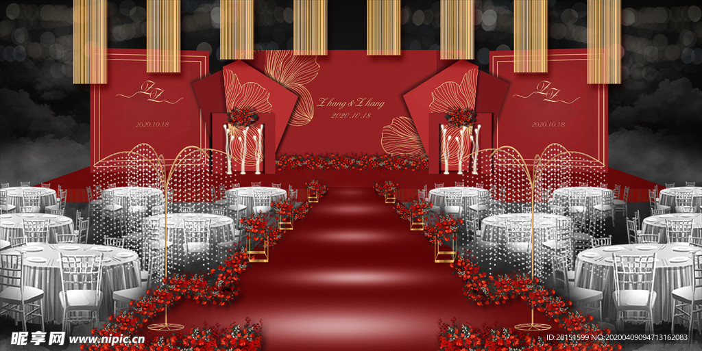 婚礼设计主题婚礼红色婚礼图片