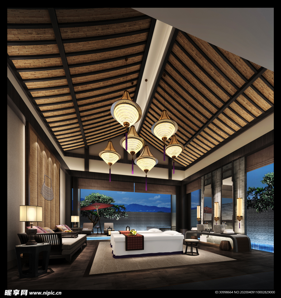 酒店休息区效果图